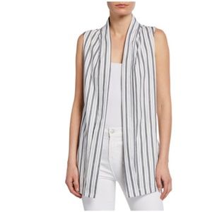 NWT Cupcakes and Cashmere by Anthropologie Elantra Striped Duster Vest